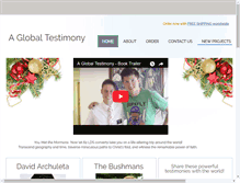 Tablet Screenshot of aglobaltestimony.com